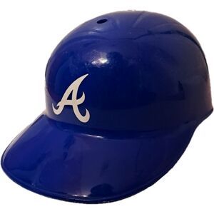 Vintage 1969 MLB Atlanta Braves Dodgers Plastic Kids Blue Baseball Cap